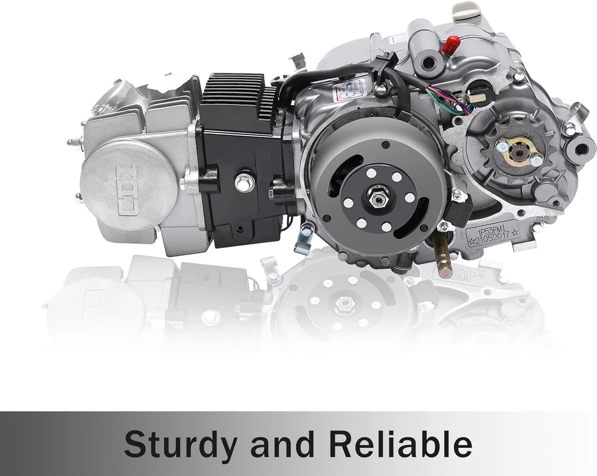150CC 4 Stroke Engine Motor. Gy6 Single Cylinder Complete Engine Kit for 110cc-150cc Atvs and Go Karts and 11 Long Box Engine Size Scooters High-Flow Oil Pump CVT Carburetor Top Mount