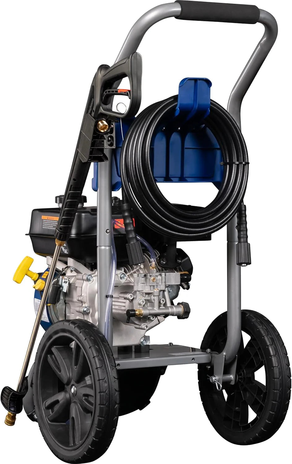 WPX3400 Gas Pressure Washer. 3400 PSI and 2.6 Max GPM. Onboard Soap Tank. Spray Gun and Wand. 5 Nozzle Set. for Cars/Fences/Driveways/Homes/Patios/Furniture