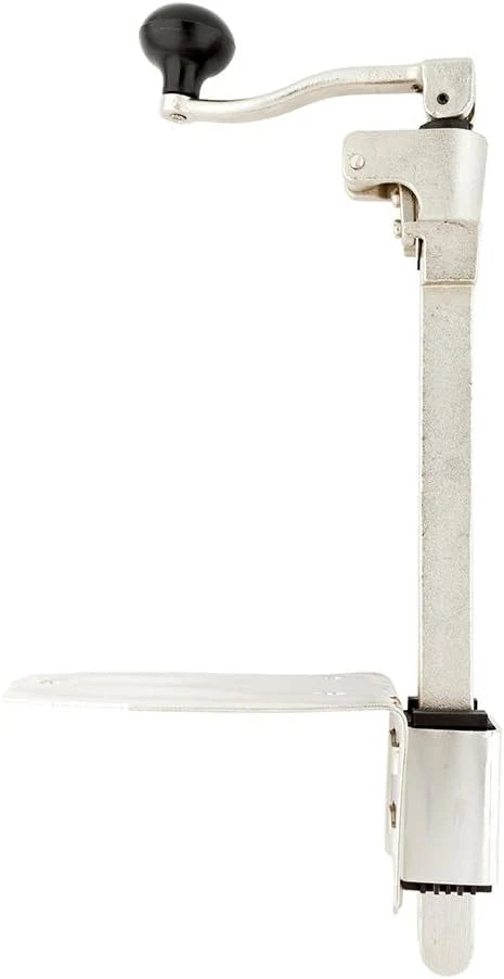 18-inch commercial can opener. 1 heavy-duty industrial can opener - with a fixed base design. ergonomic handle. can opener that can be fixed on the tabletop. built-in blade. suitable for opening food cans.