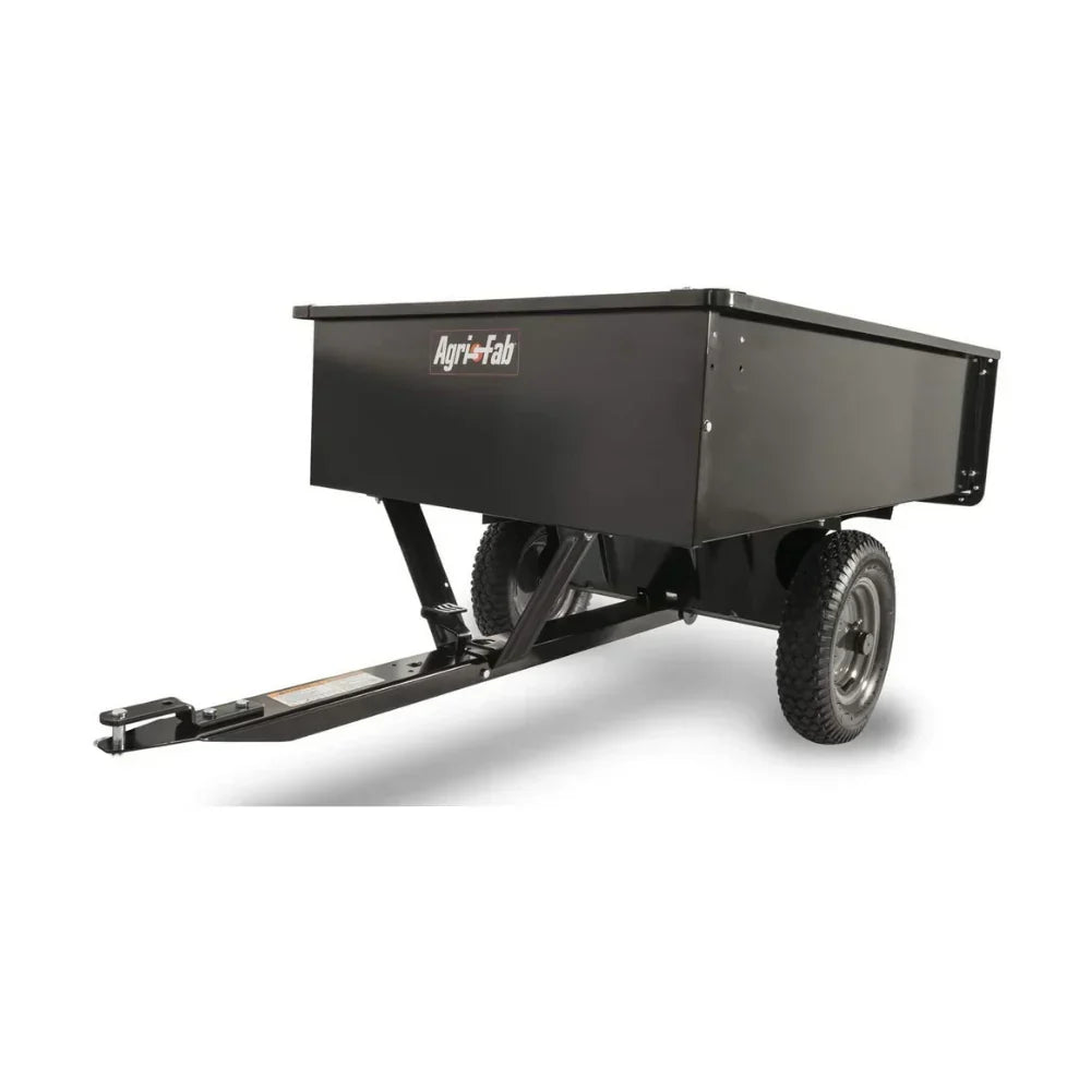 Utility Tow Behind Steel Dump Cart. 750 Pound Capacity