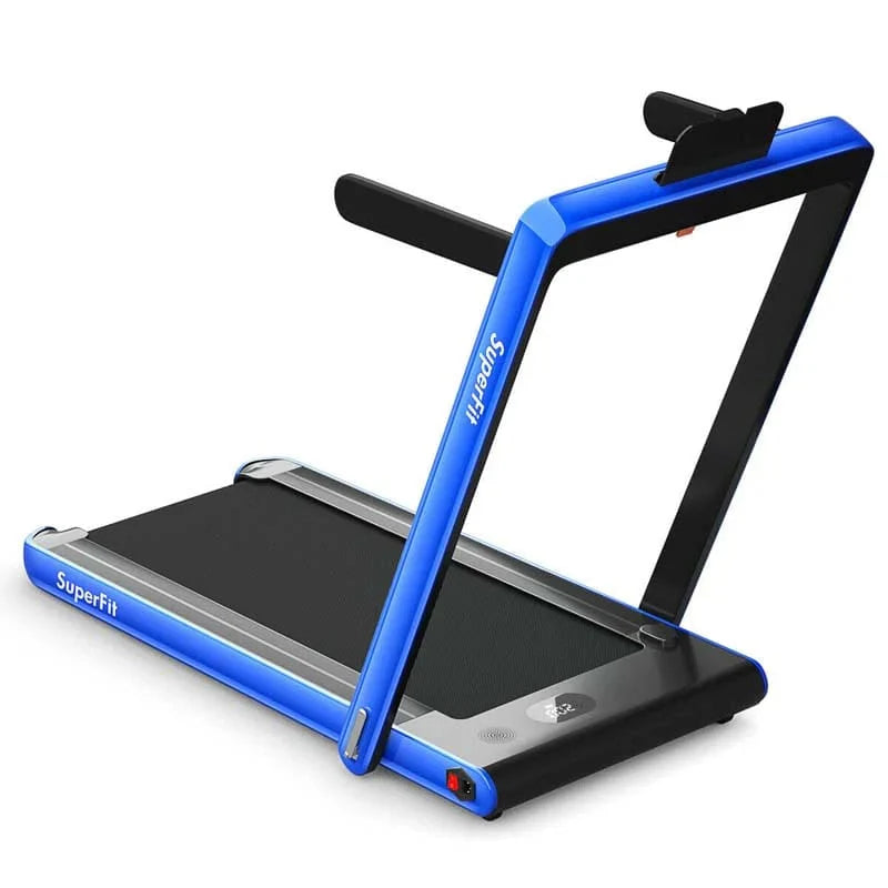2-in-1 Folding Electric Treadmill. 2.25 HP. Under-Desk. with Dual Display and Smart App Control