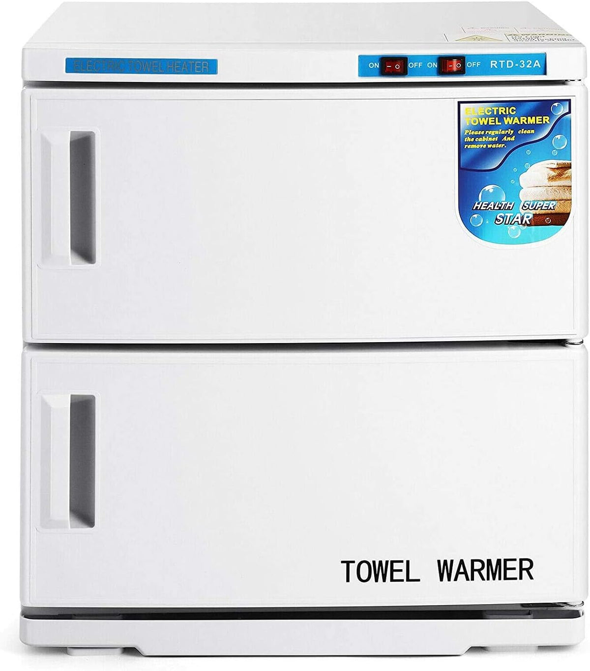 Hot Towel Warmer Cabinet Professional Towel Heater for Spa Massage Salon Home (32 Liter Capacity. White)