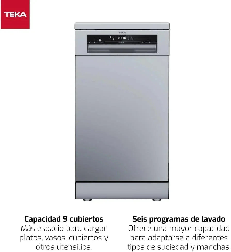TEKA Lavavajillas Integrable 45 cm. 10 Cubiertos. 6 Programas de Lavado. IonClean. DFS 24650