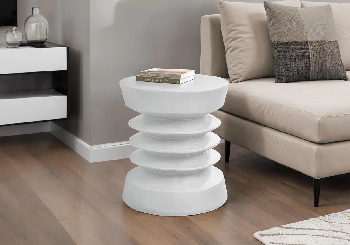 Special Product I 4153 Wall-mounted Coffee Table. 25 inches high. suitable for indoor or outdoor environments. It can be used as a side table. end table. bedside table. living room table. bedroom table. bedside cabinet or round table. The color is wh