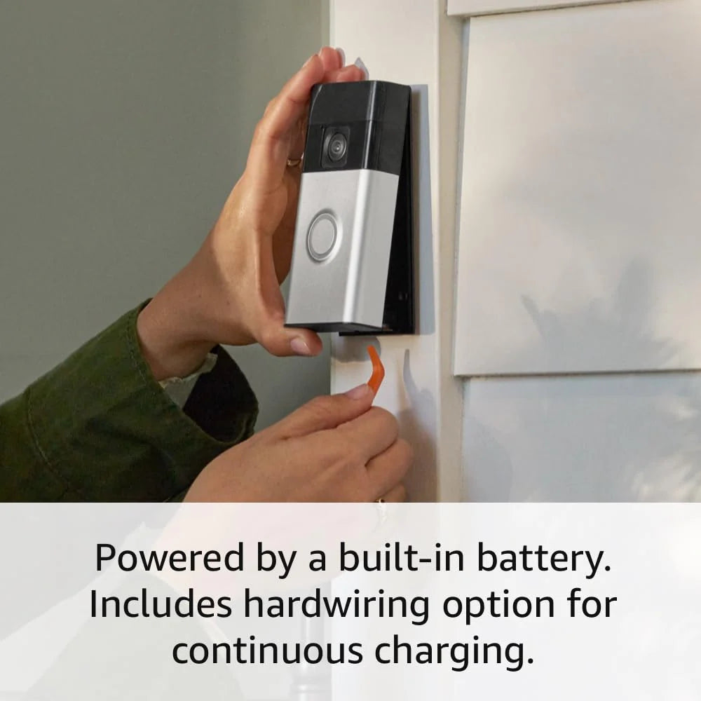 Ring Battery Doorbell | Home or business security with Head-to-Toe Video. Live View with Two-Way Talk. and Motion Detection & Alerts (newest model). Venetian Bronze