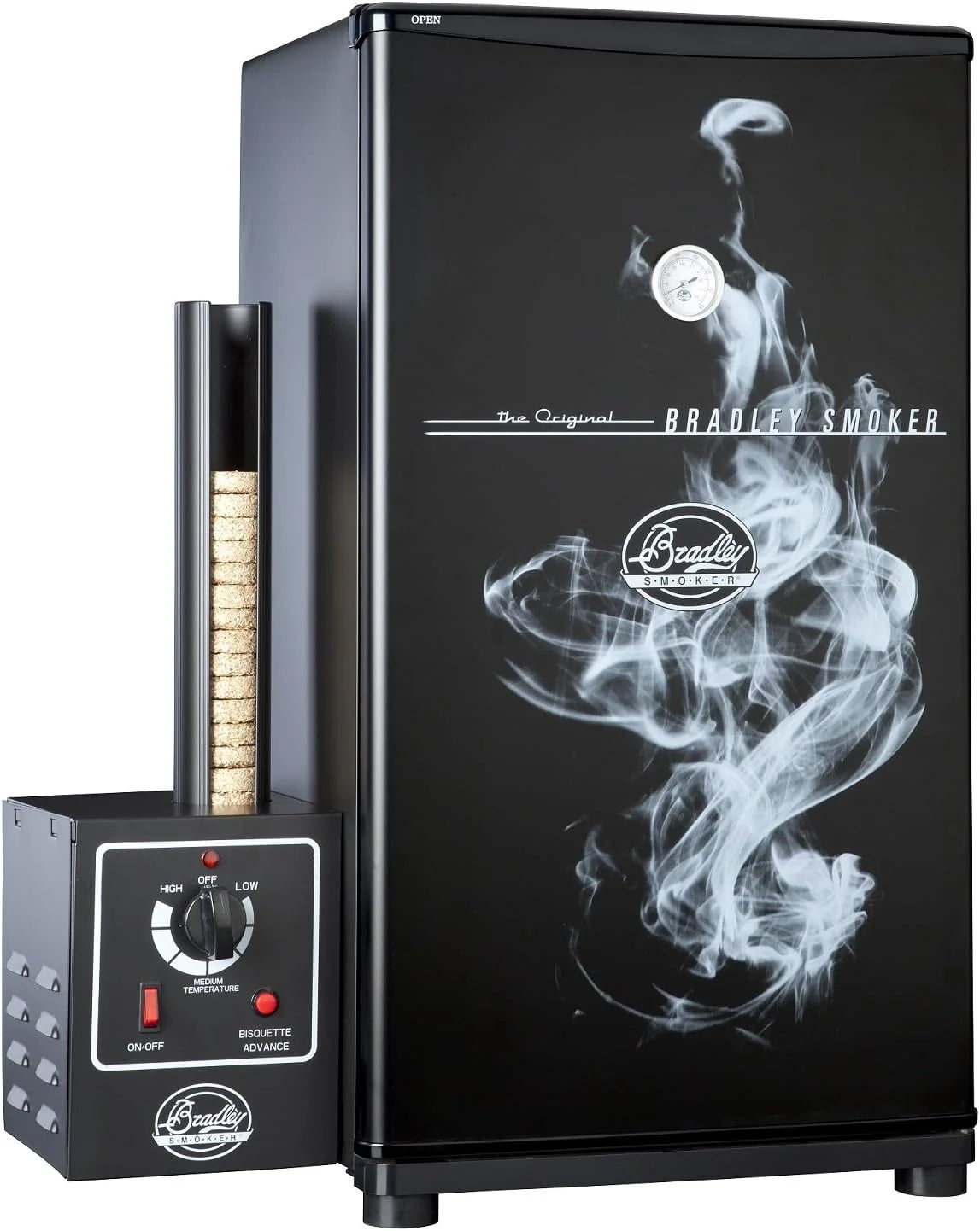Four-grid outdoor electric oven. digital vertical oven. equipped with stainless steel baking rack