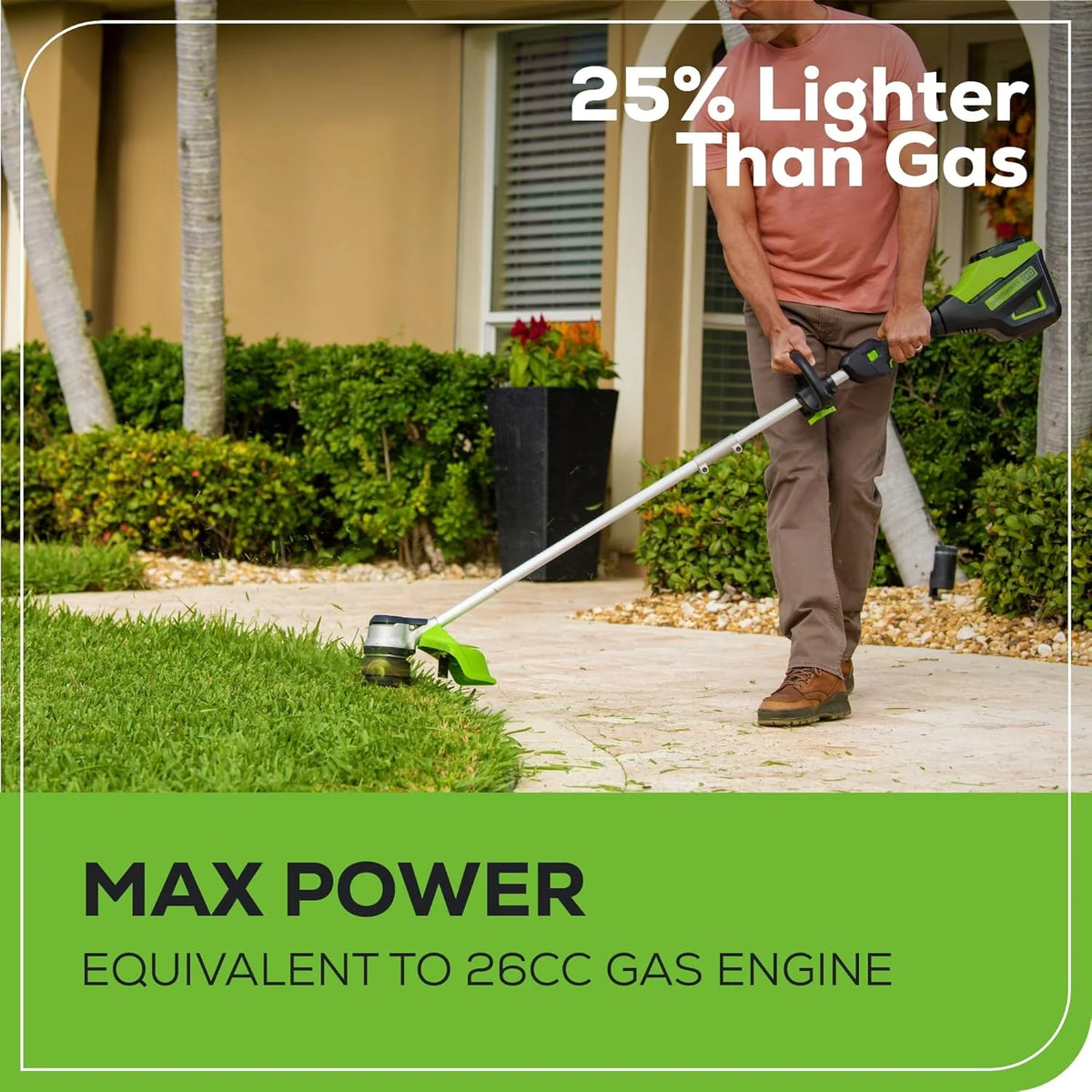 60V 13 Cordless String Trimmer & Leaf Blower Combo Kit. 4.0 Ah Battery and Charger Included