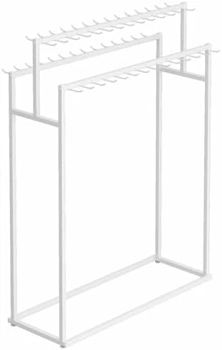 Floor Mounted Belt Hanger & Organizer Rack - Versatile Storage Holder for Belts. Ties. Scarves & Purses - Commercial Display Stand for Men's Closet. Multifunctional Accessory Storage Solution