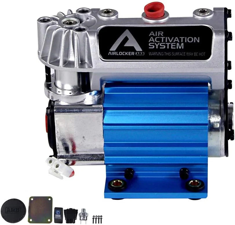 Portable air compressor - High performance - 12 volts - Suitable for air locking differentials and tire inflation