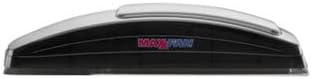 Deluxe - All-In-One RV Vent. Shield & Fan; Built-In Rain Shield. 10 Speed Reversible Fan with Thermostat. Fits Standard 14x14 Roof Openings. 12V Long Life Motor. White (00-05100K)