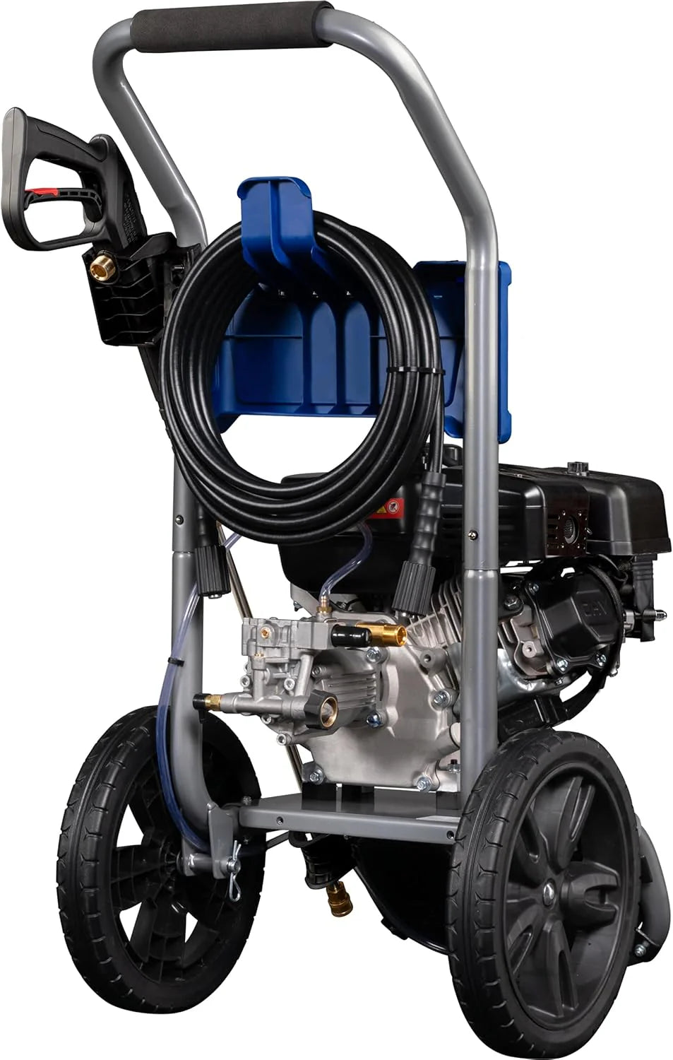 WPX3400 Gas Pressure Washer. 3400 PSI and 2.6 Max GPM. Onboard Soap Tank. Spray Gun and Wand. 5 Nozzle Set. for Cars/Fences/Driveways/Homes/Patios/Furniture