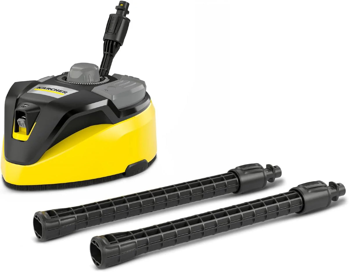 Pressure cleaning machine. K4 power control mode. maximum pressure 1900 pounds per square inch. 26-foot long hose. 2 nozzles - flow rate 1.5 gallons per minute
