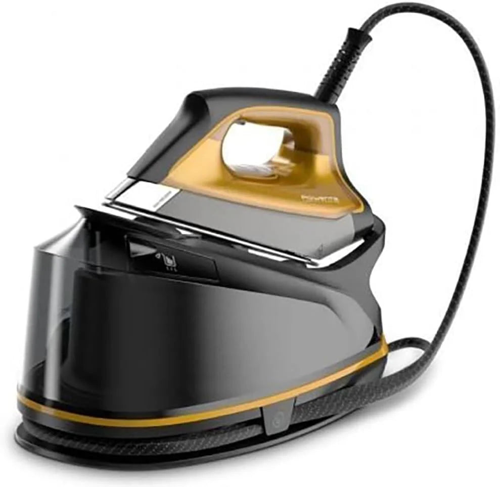 Steam iron. 2200 watts. 1100 milliliters. black/yellow