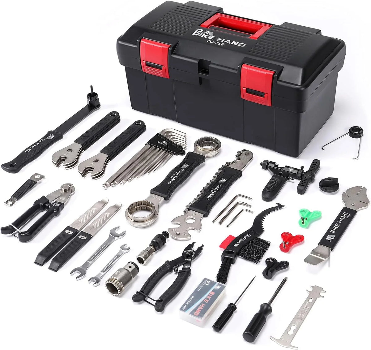 Bike Bicycle Repair Tool Kit 34 Piece Multi Tool Bicycle Maintenance Set for Road Bikes and Mountain Bikes with Tool Box