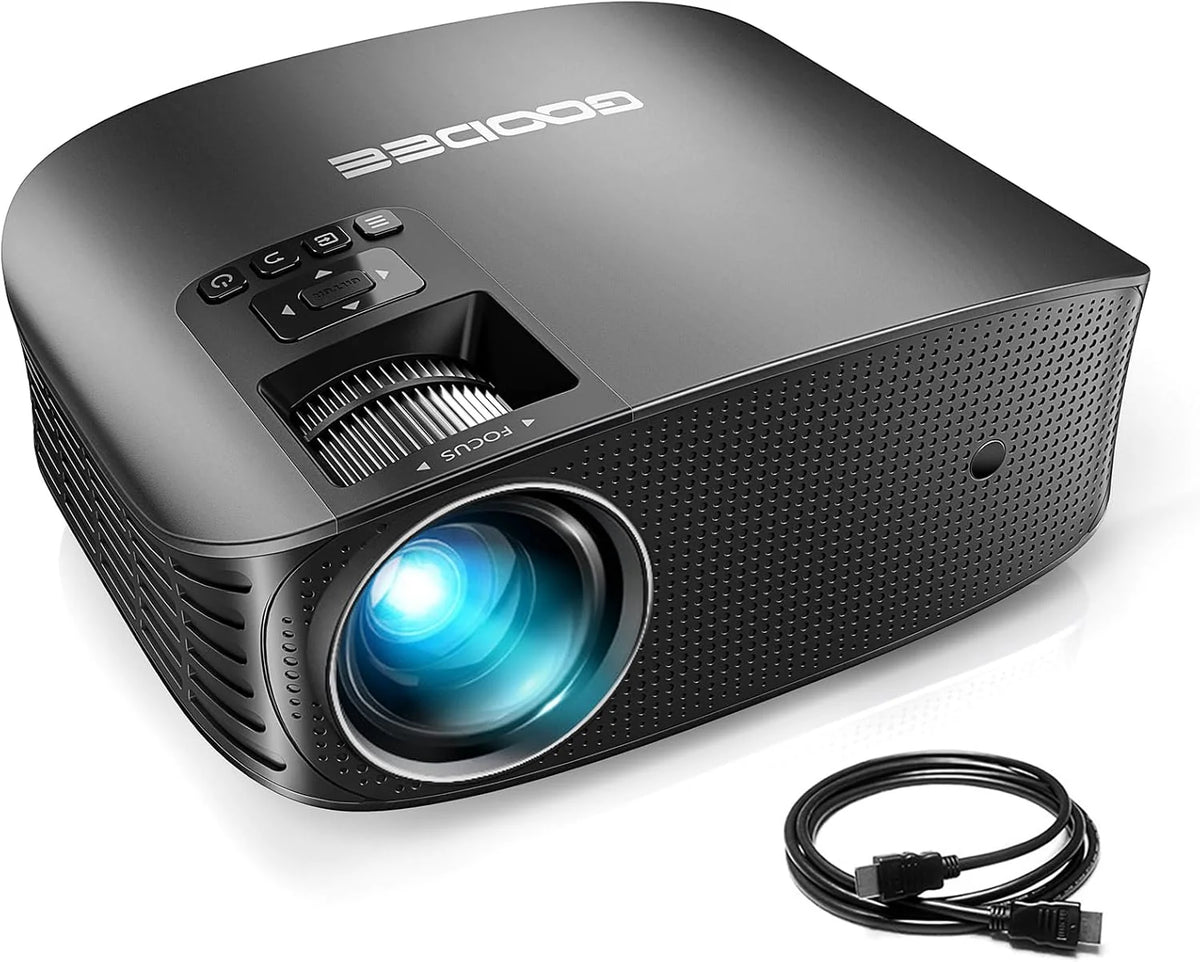 Intelligent 4K projector. equipped with 5G WIFI and Bluetooth functions. supports Dolby sound effect. outdoor projector. 400-inch zoom home theater projector. compatible with TV stick.