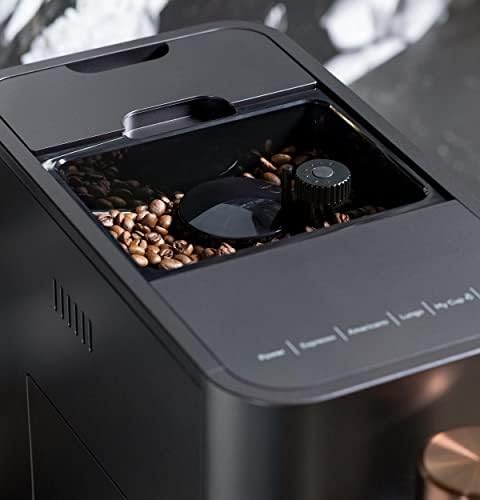 Automatic coffee grinder coffee machine. built-in milk frother. adjustable coffee bean grinder. one-button brewing function