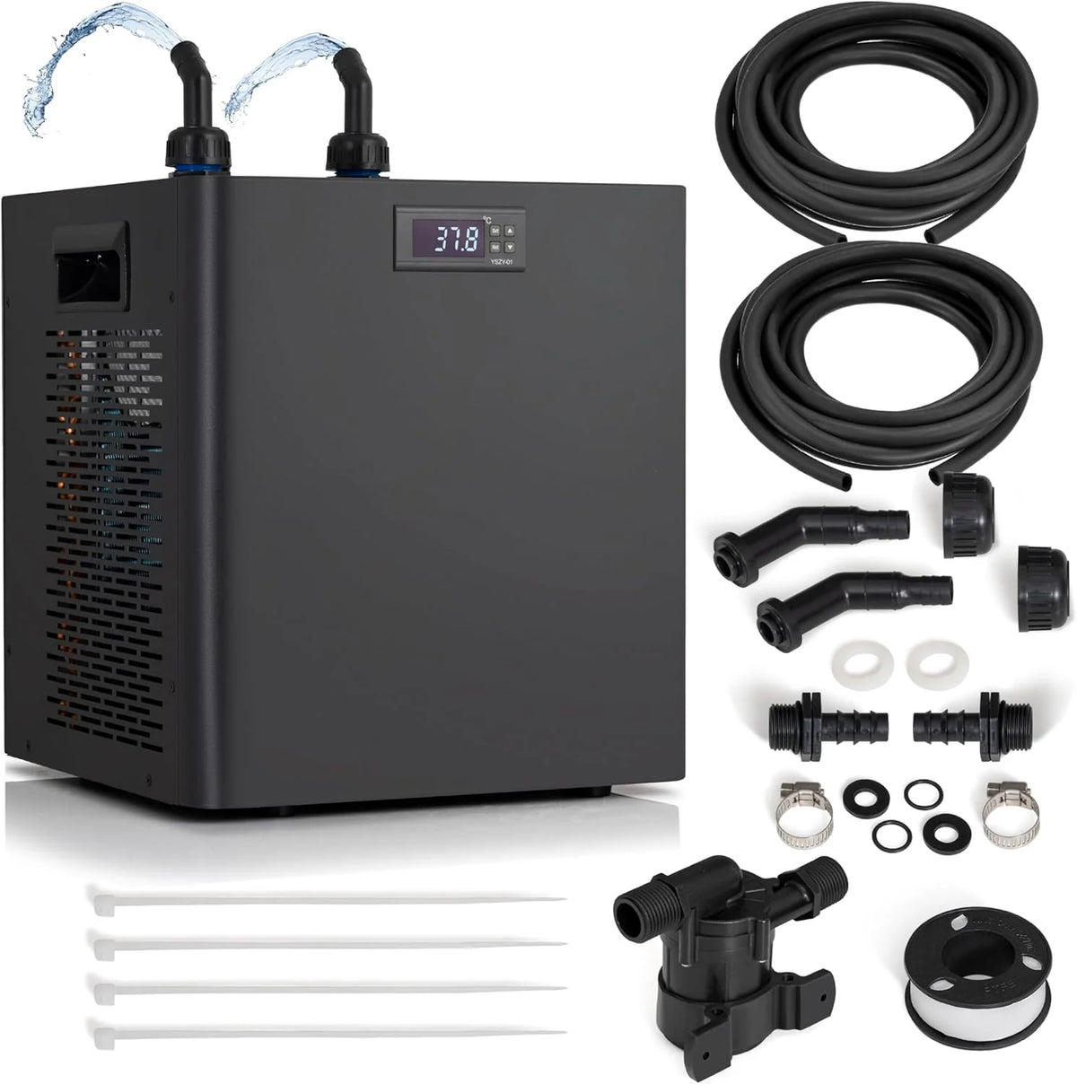 Polar Revive Chiller for Ice Bath and Cold Plunges Including All Hoses and Pumps. 1/3 HP. 2/3 HP. 1 HP Models