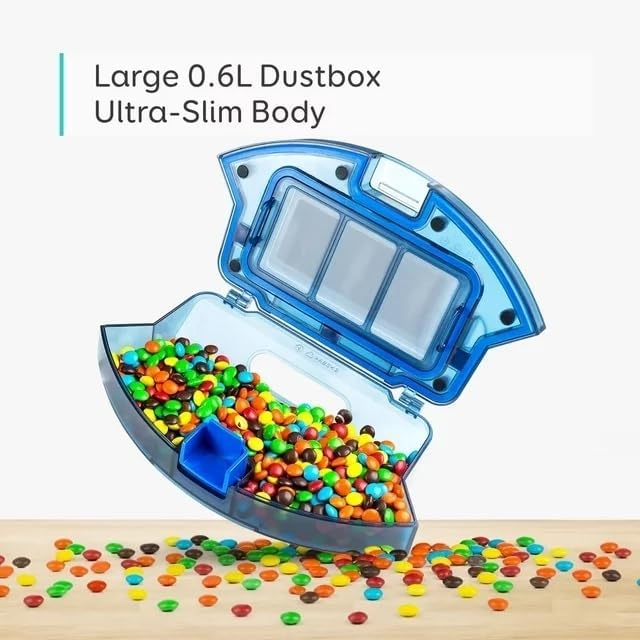 Robot Vacuum C10 with Self Emptying Station. Up to 60 Days Hands Free Cleaning. Edge Expansion Brush. 4000Pa Powerful Suction. 2.85-Inch Ultra-Slim Body. Smart Mapping. Lidar Navigation