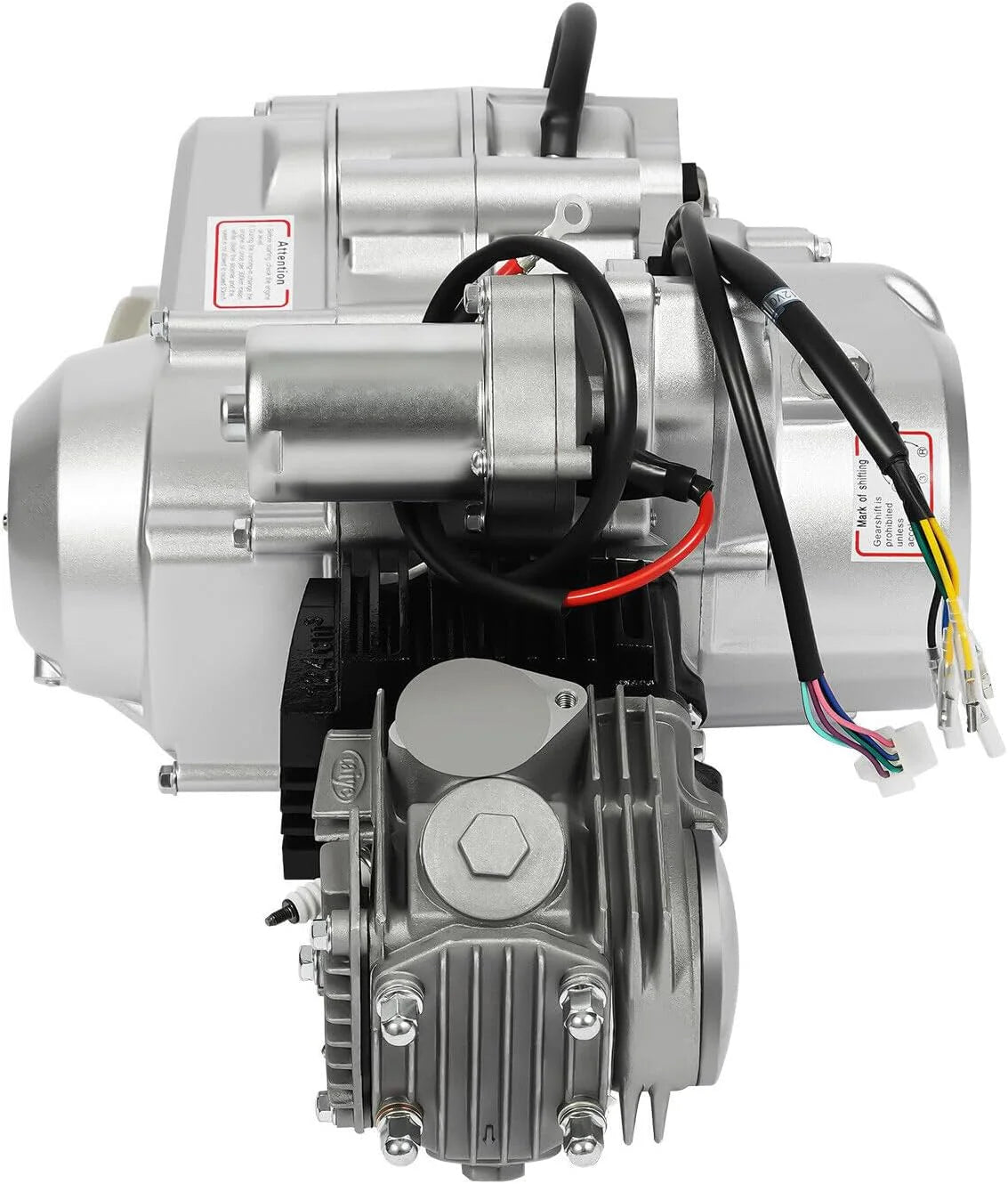 150CC 4 Stroke Engine Motor. Gy6 Single Cylinder Complete Engine Kit for 110cc-150cc Atvs and Go Karts and 11 Long Box Engine Size Scooters High-Flow Oil Pump CVT Carburetor Top Mount