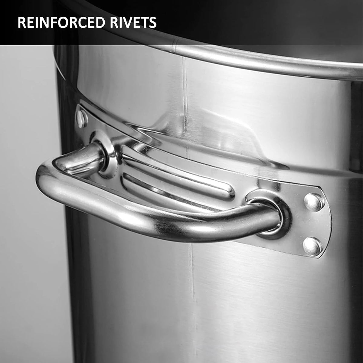 Outdoor Cooking Crawfish Seafood Boil Pot - Stainless Steel Stock Pot with Strainer Basket for Lobster Crab Boil and Shrimp Boil.17.8in/100 quart/25 Gallon
