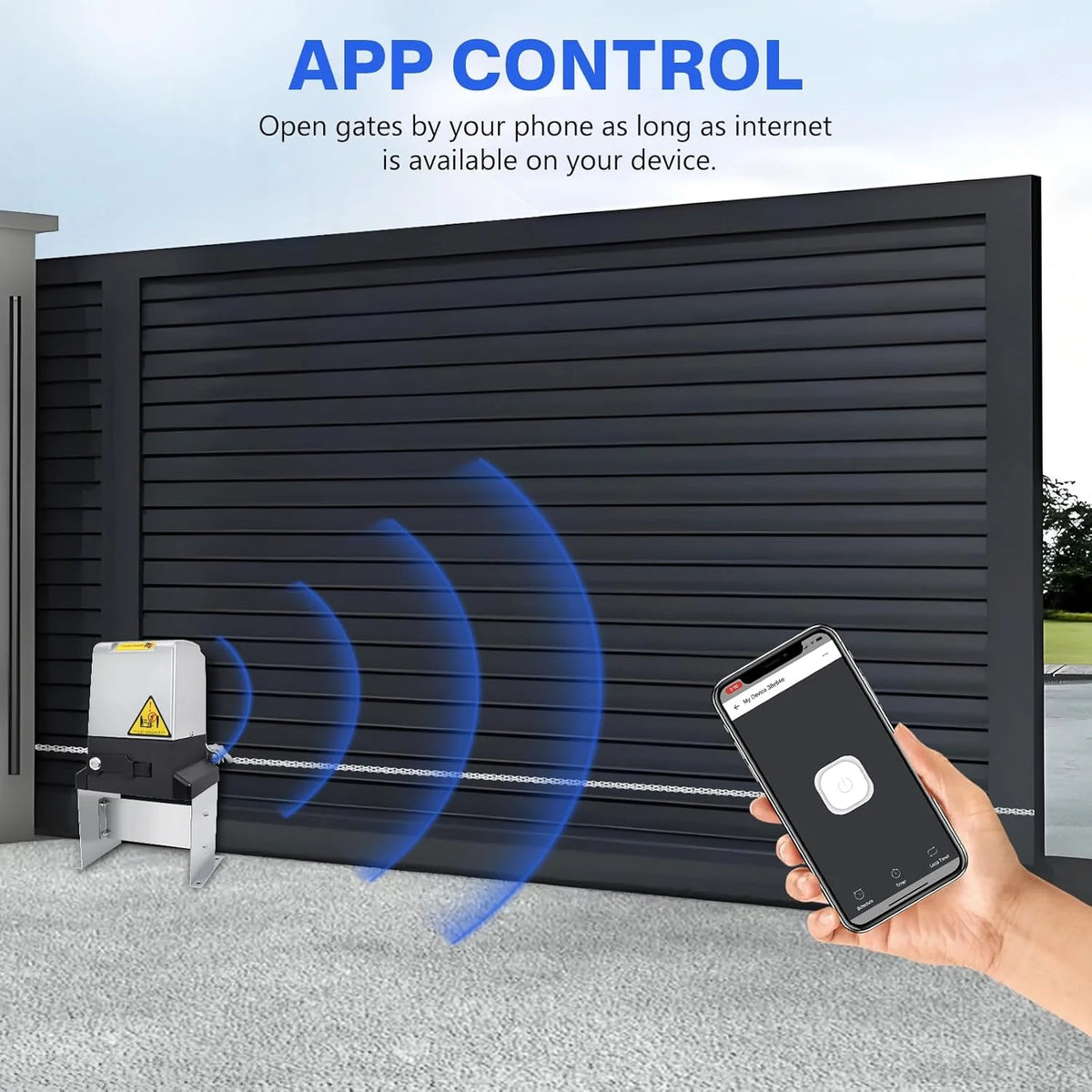 Automatic sliding door opener (controlled via APP). equipped with 4 remote controllers. 750-watt electric sliding door opener motor remote control kit. with wireless keyboard. suitable for sliding door openers up to 40 feet in length.