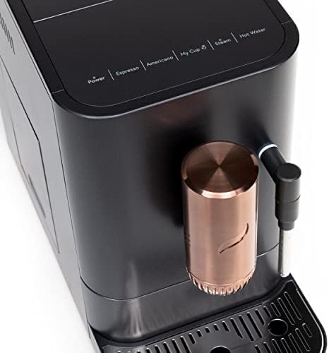 Automatic coffee grinder coffee machine. built-in milk frother. adjustable coffee bean grinder. one-button brewing function