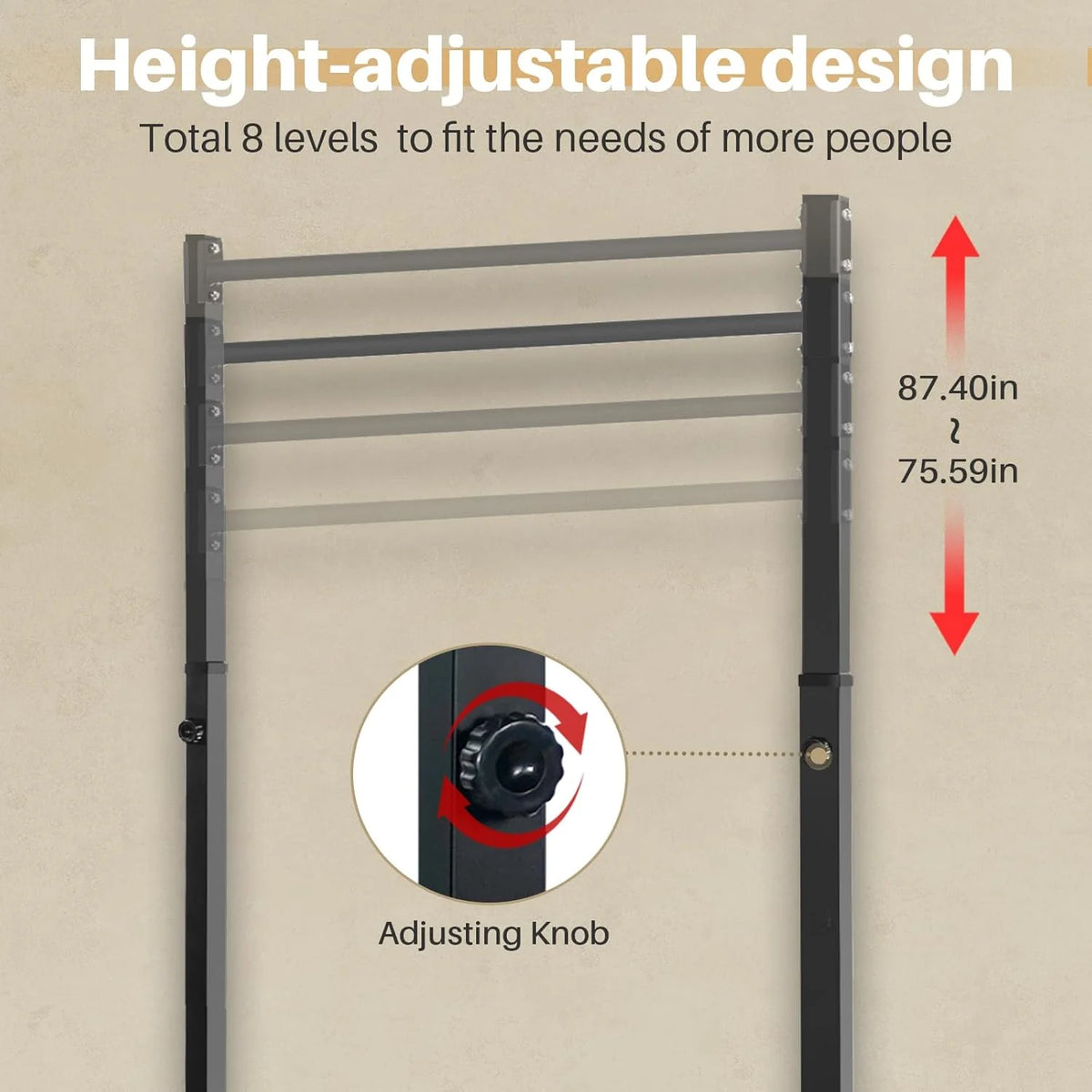 Pull Up Station. Bongkim Power Tower Portable Pullup Bar Station. Pull Up Bar for Home Gym. Pull Up Tower Station 330LBS