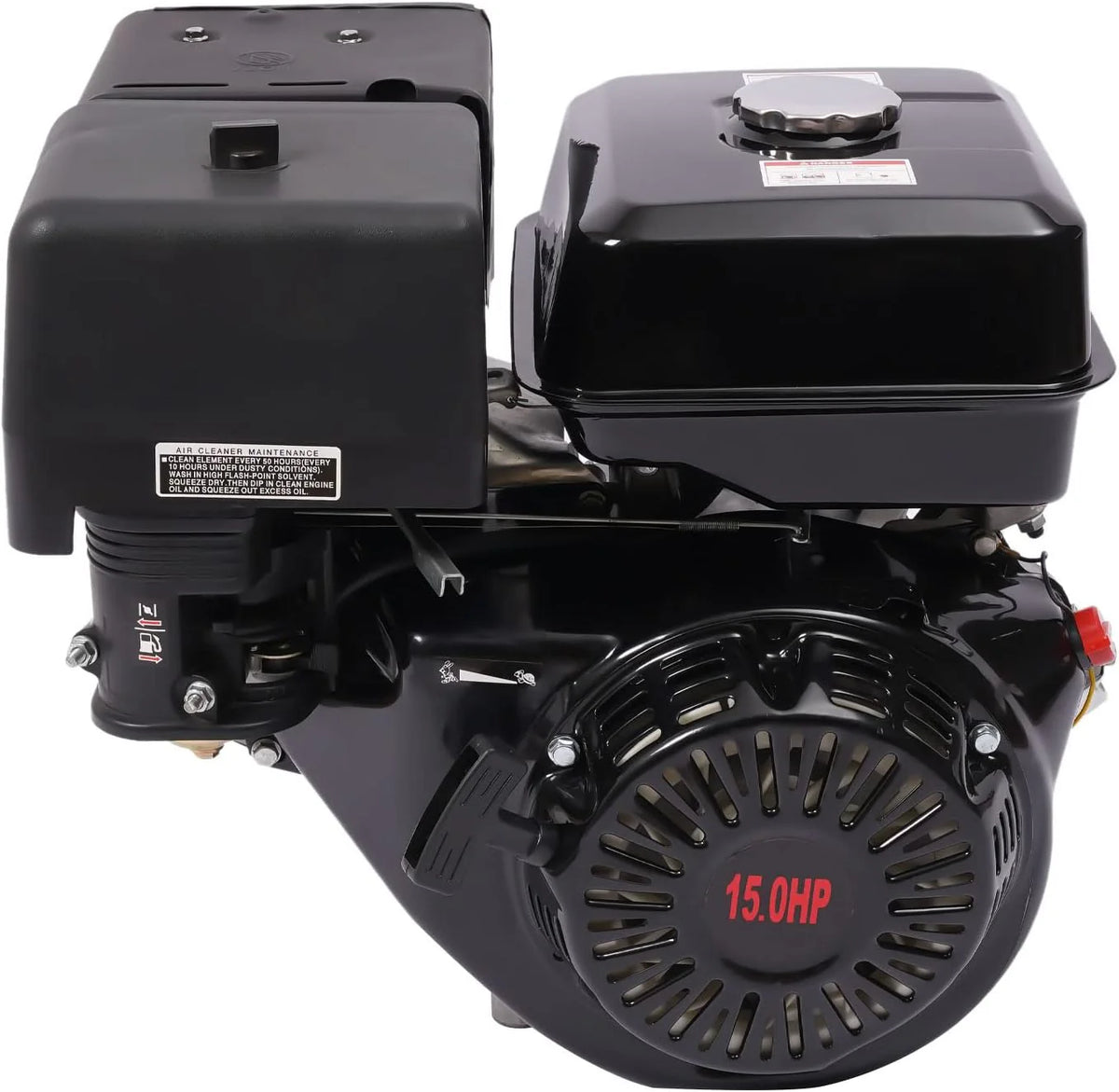 150CC 4 Stroke Engine Motor. Gy6 Single Cylinder Complete Engine Kit for 110cc-150cc Atvs and Go Karts and 11 Long Box Engine Size Scooters High-Flow Oil Pump CVT Carburetor Top Mount