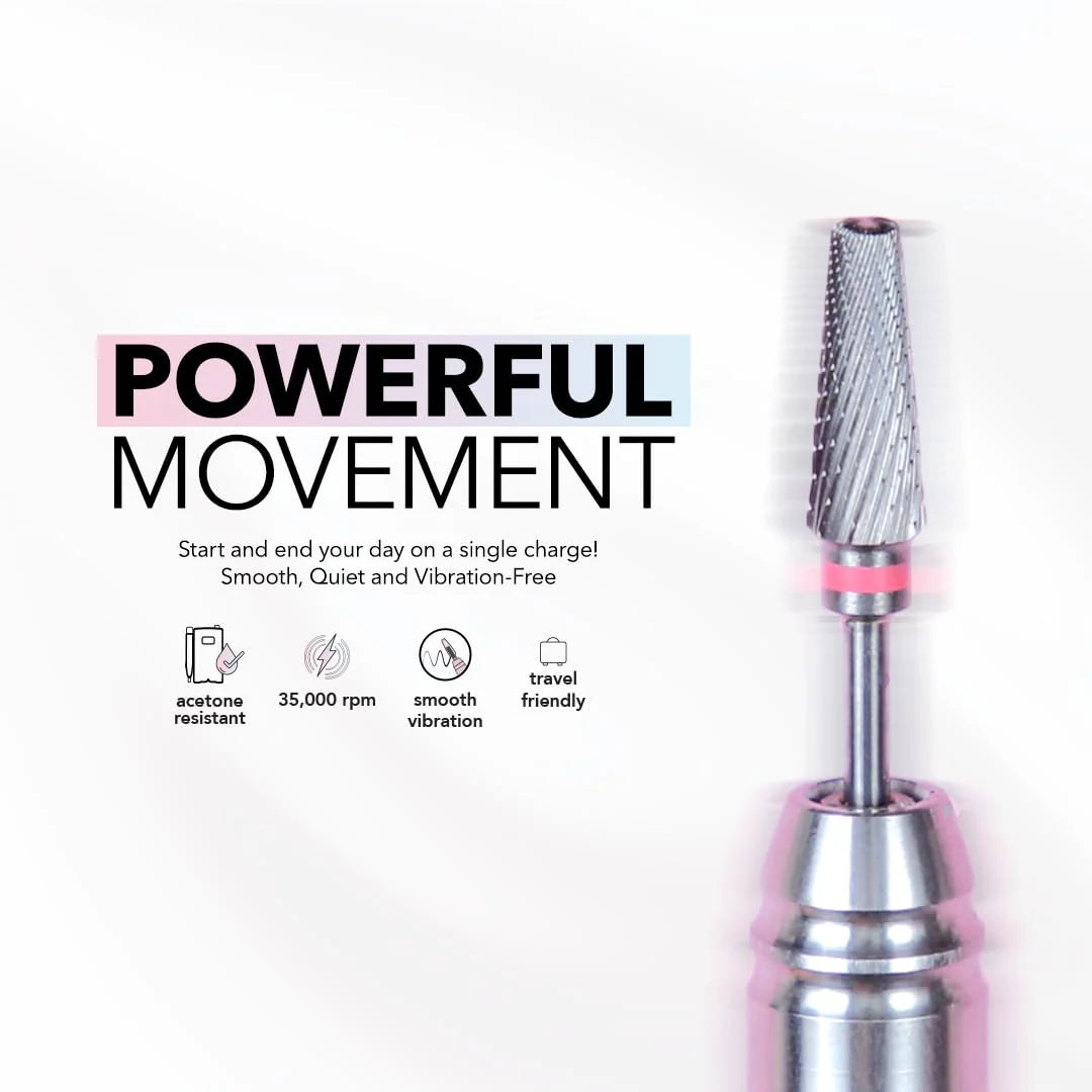 Electric drill | Portable. rechargeable and wireless | White