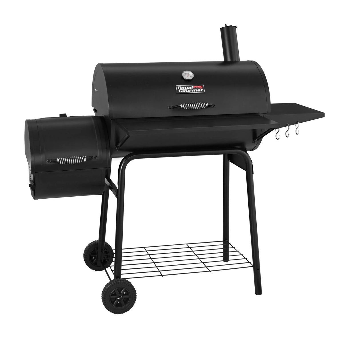 Gourmet 30 BBQ Charcoal Grill and Offset Smoker