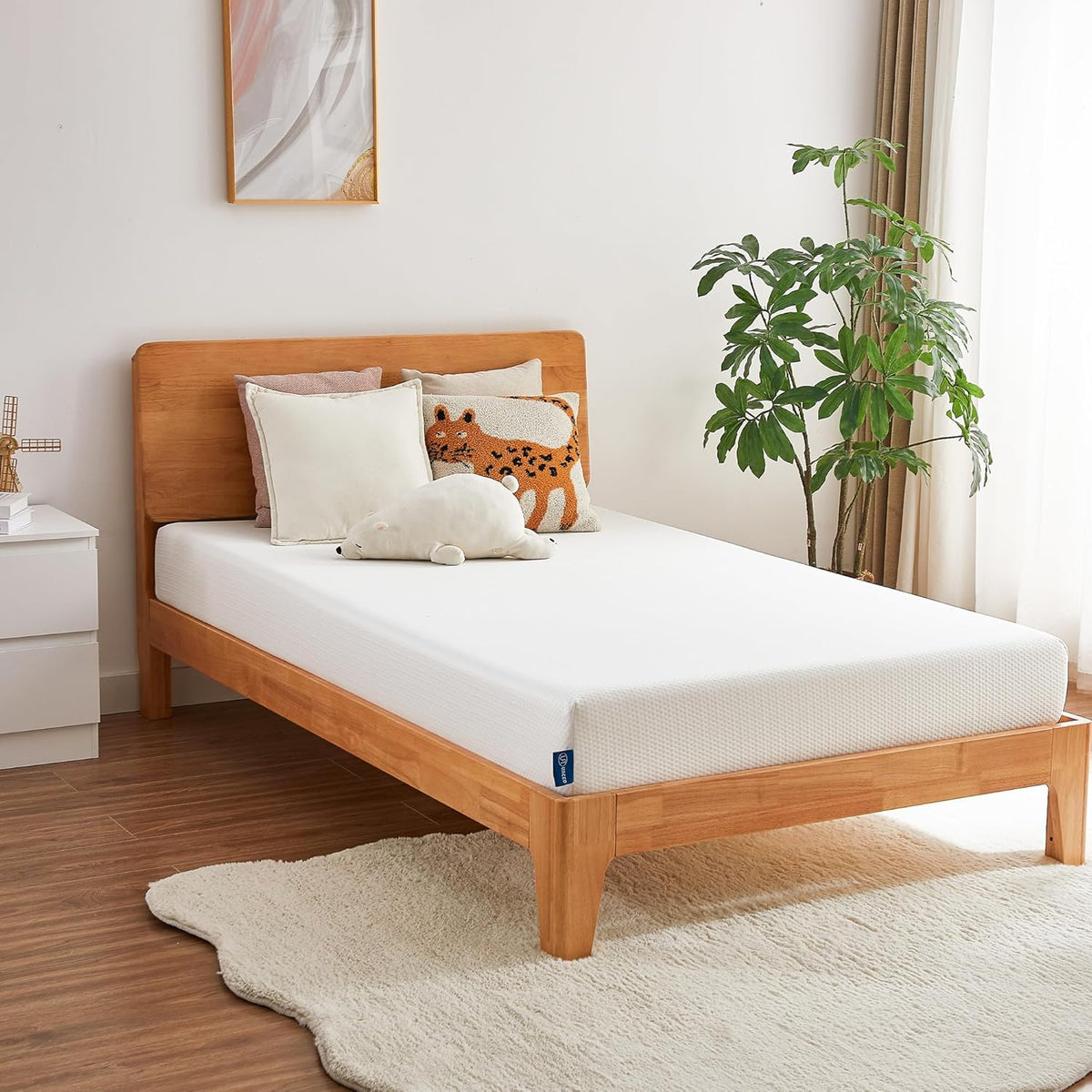 Full Mattress. 6 Inch Memory Foam Mattress in a Box. Fiberglass Free Full Size Mattresses for Pressure & Pain Relief. Soft and Comfortable