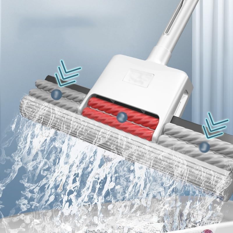 Household cleaning sponge for wiping surfaces. No need to wash hands. Absorbent floor cleaning cloth.