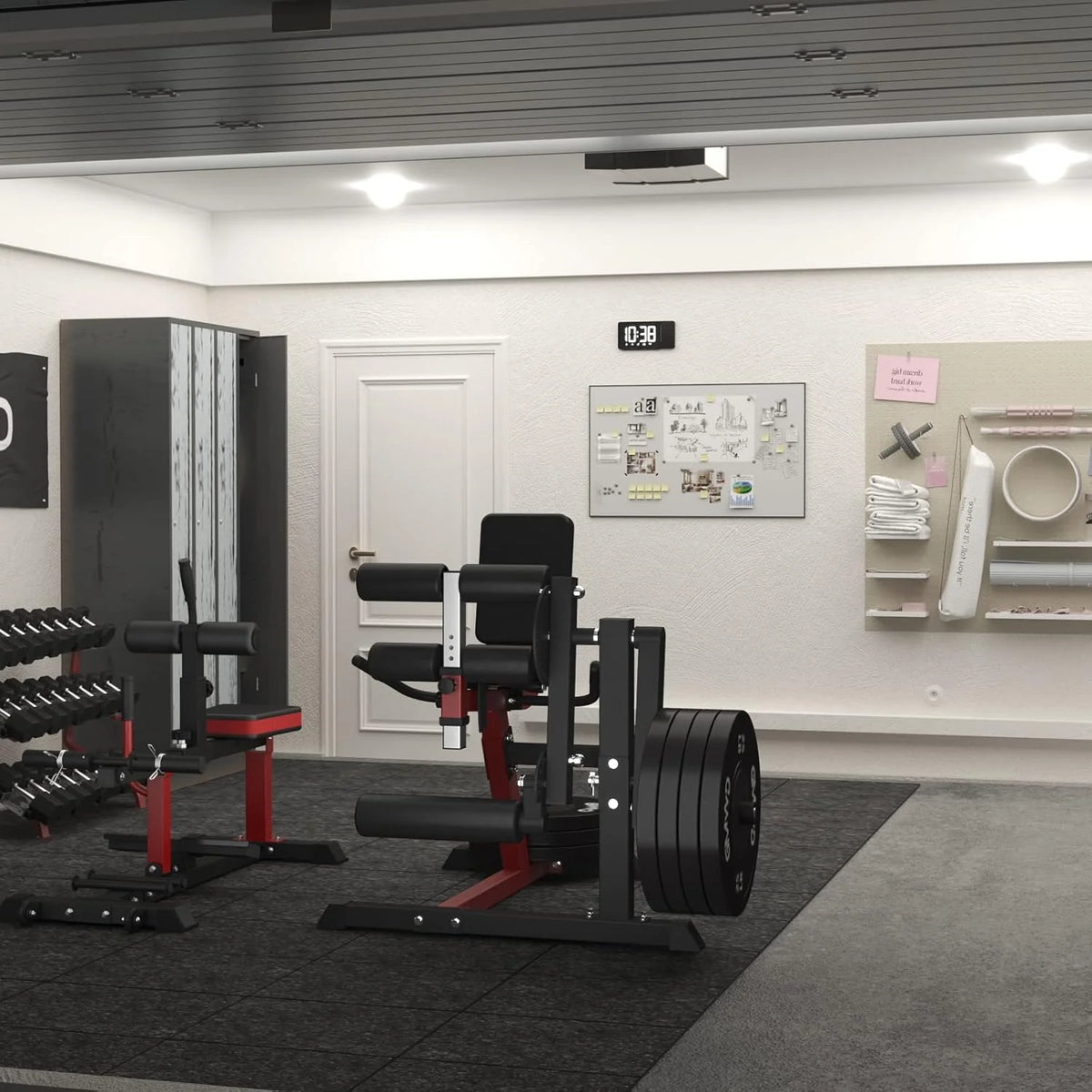 Leg Extension and Curl Machine. Lower Body Special Leg Machine. Adjustable Leg Exercise Bench with Plate Loaded. Leg Rotary Extension for Thigh. Home Gym Weight Machine