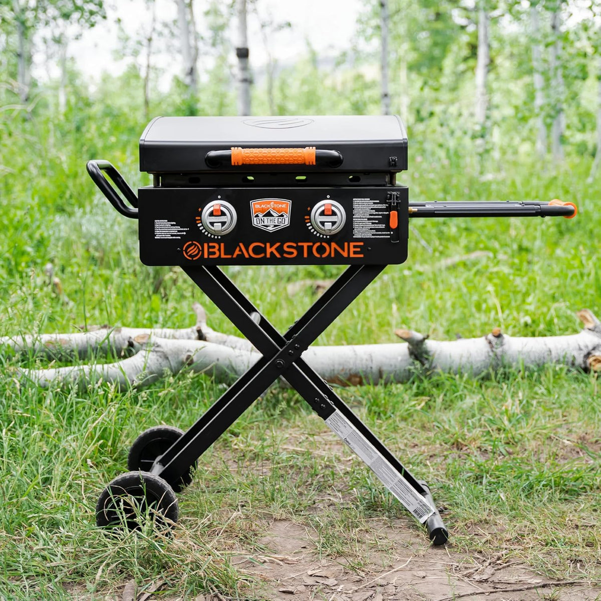 Blackstone 22 Inch Griddle - Portable Blackstone Omnivore Grill with Flexfold Legs. Includes Accessories. Seasoning. and Griddle Gloves