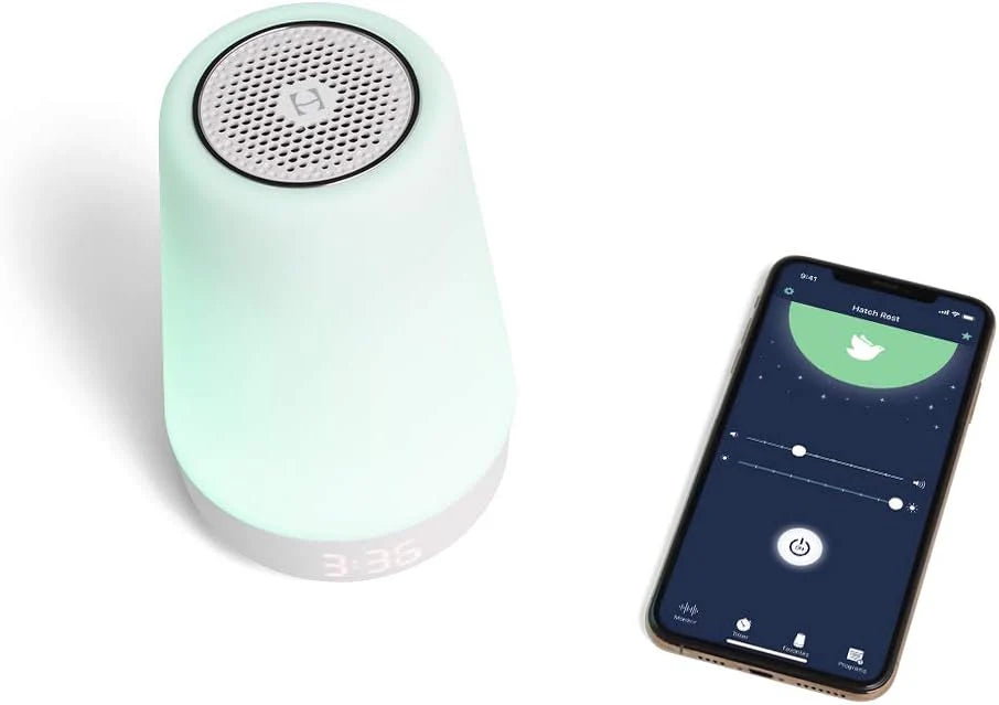 Night light. enhanced wake-up reminder audio monitor. white noise soothing device. infant sleep training device. children's alarm clock. night light