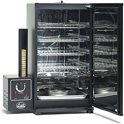 Four-grid outdoor electric oven. digital vertical oven. equipped with stainless steel baking rack