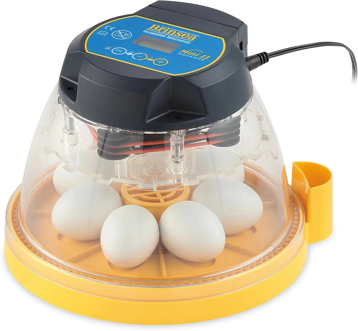 A 24-position automatic egg incubator with constant temperature control function. suitable for hatching 24 eggs. duck eggs or other egg types. It offers the best flexibility and can be used with eggs of different sizes.