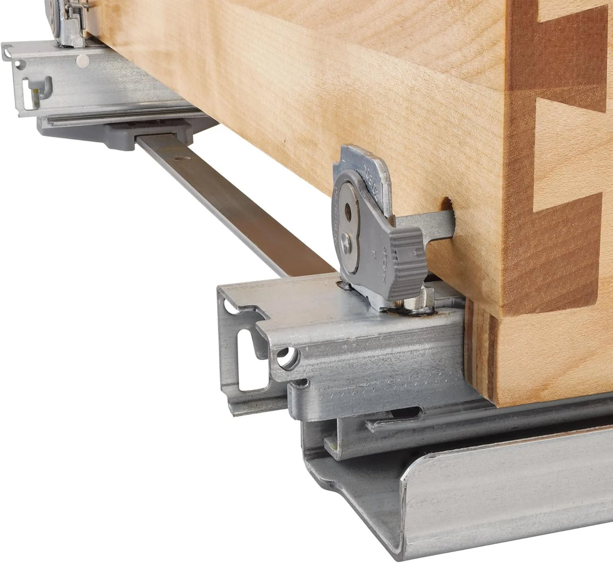 Retractable storage rack. suitable for kitchen/bathroom cabinets. equipped with soft-closing fully telescopic rails and adjustable shelves