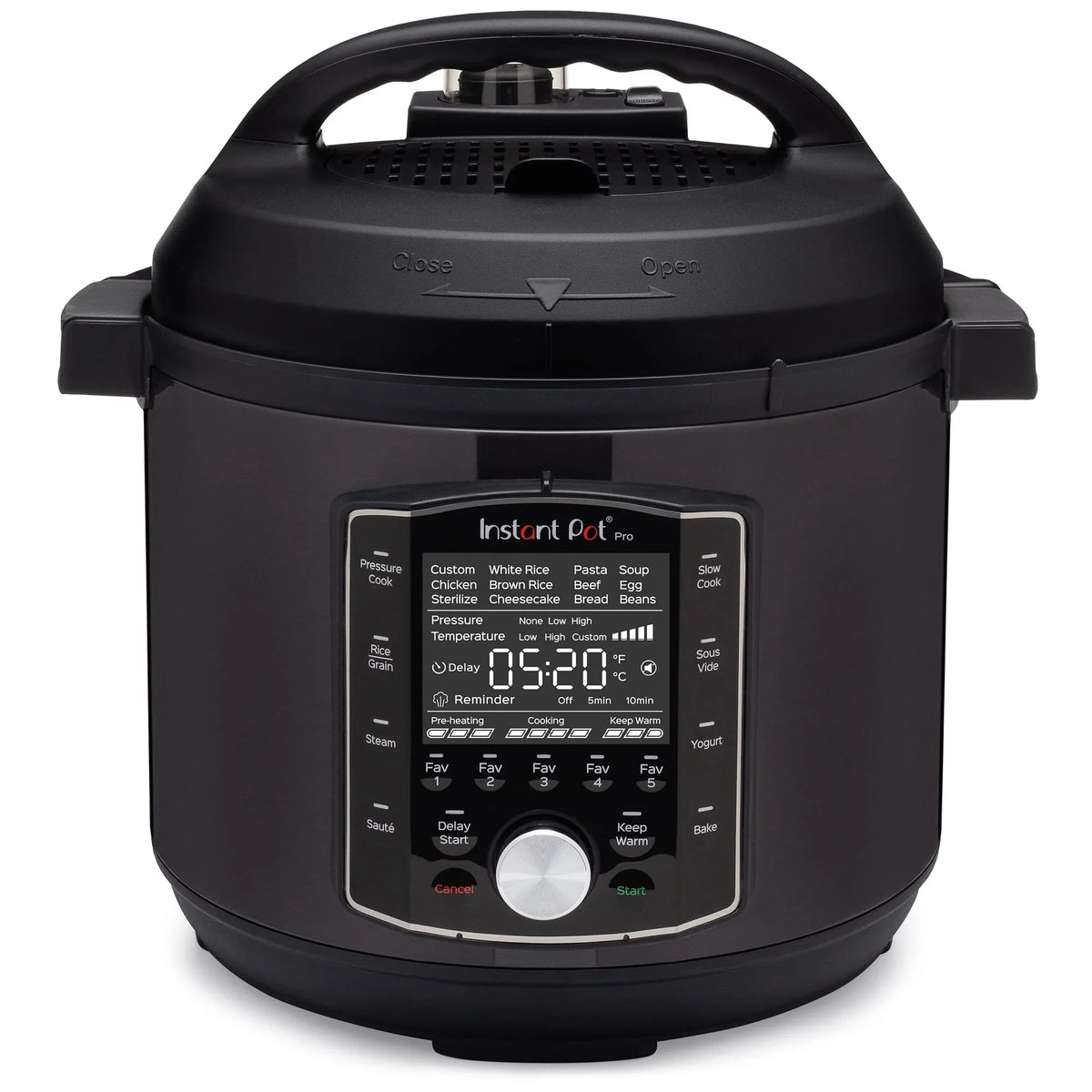 8 QT 10-in-1 Pressure Cooker. Rice/Grain Cooker
