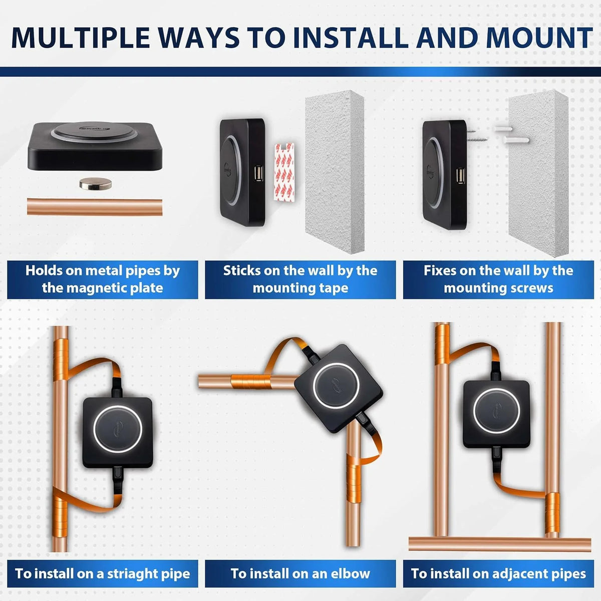 The entire house super water softener is a tenfold more powerful electronic salt-free hard water regulator. It features an alloy structure. which helps reduce the formation of scale and prevent the accumulation of deposits.