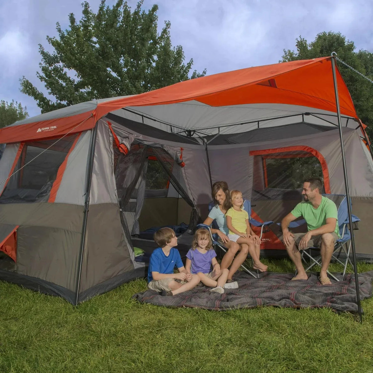 Instant Cabin Tent. Sleeps 12