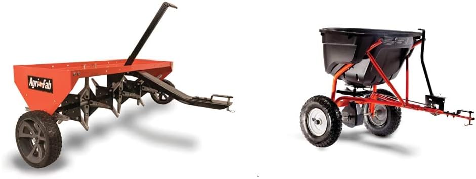 48 Tow Behind Lawn Plug Aerator with Universal Hitch; Designed to Pull Behind Lawn & Garden Tractors