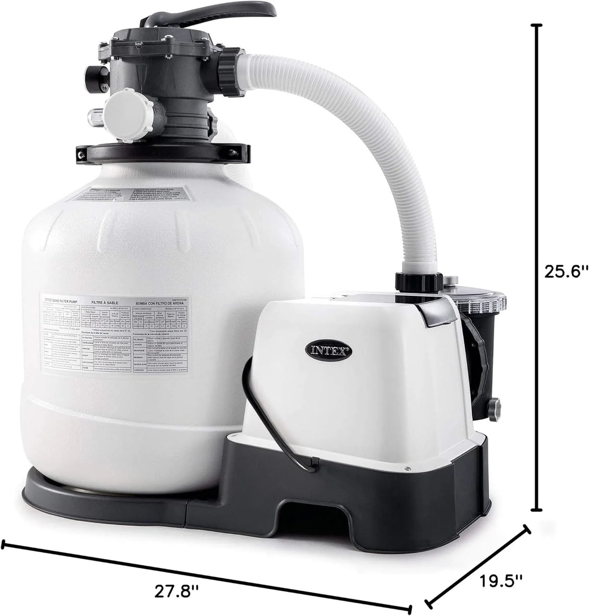 Krystal Clear Saltwater System for Above-Ground Pools up to 15.000 Gallons