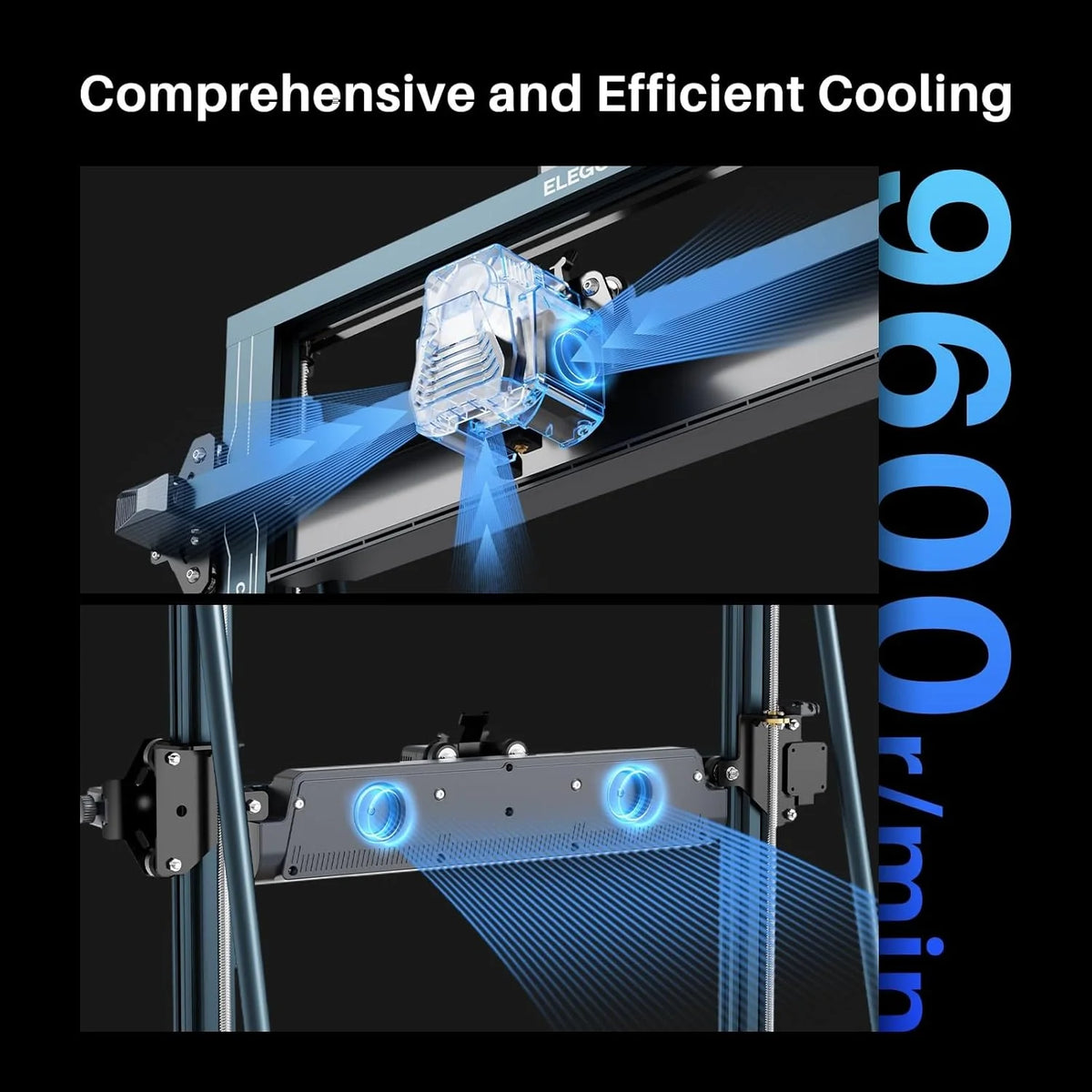 Printer with Auto Bed Leveling. Dual-Gear Direct Extruder. Dual Lead Screw Drive. Removable Capacitive Screen. 8.85x8.85x11in Large Printing Size