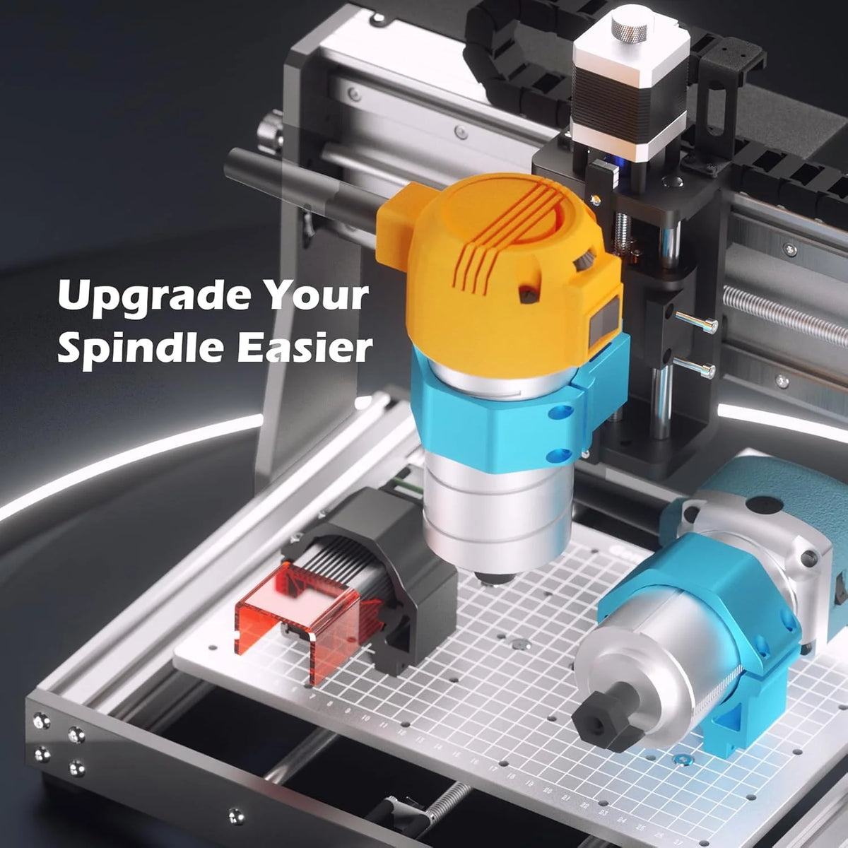 Router Kit GRBL Control 3 Axis Plastic Acrylic PCB PVC Wood Carving Milling Engraving Machine with Offline Controller. XYZ Working Area 300 x 180 x 45mm
