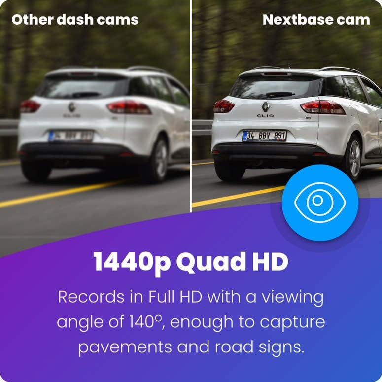 Car dashcam - Small size model (with application) - Full-process 1440p/30fps quadruple high-definition recording function. suitable for car cameras. Alexa voice control - Wireless network. GPS. Bluetooth - Parking mode - Night vision function - Polar