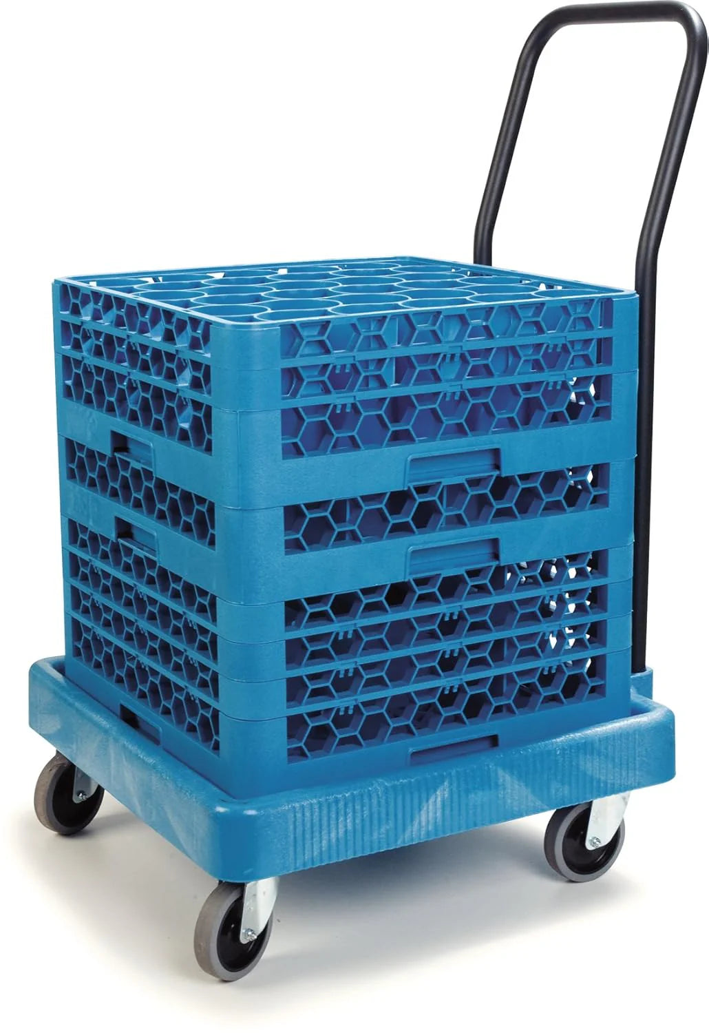 General dishwasher cart. with handle. with a load capacity of 350 pounds. blue