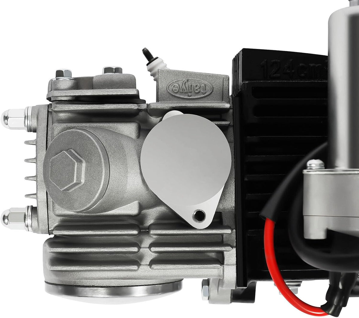 150CC 4 Stroke Engine Motor. Gy6 Single Cylinder Complete Engine Kit for 110cc-150cc Atvs and Go Karts and 11 Long Box Engine Size Scooters High-Flow Oil Pump CVT Carburetor Top Mount
