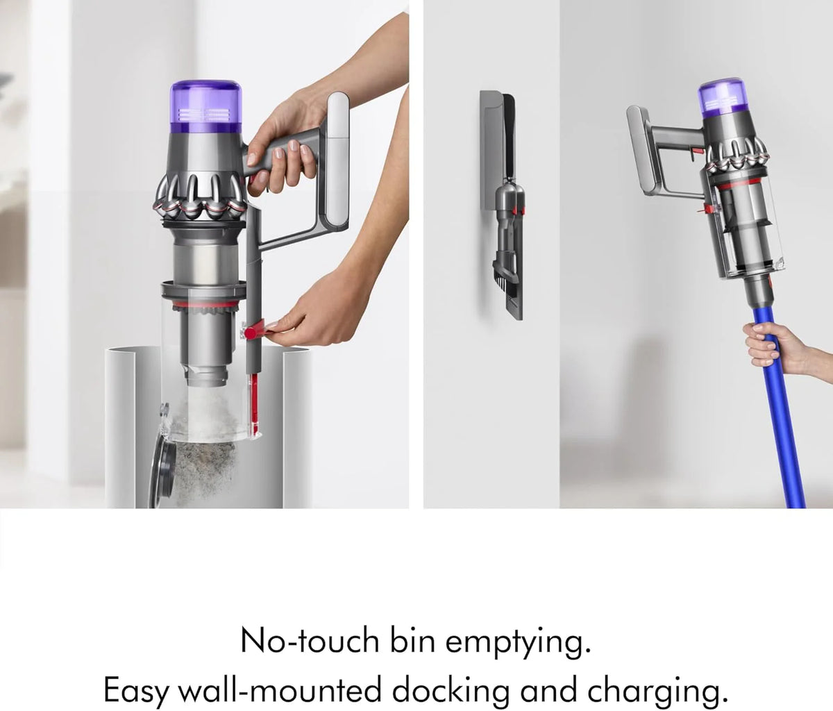 V11 Origin Cordless Vacuum. Nickel/Blue
