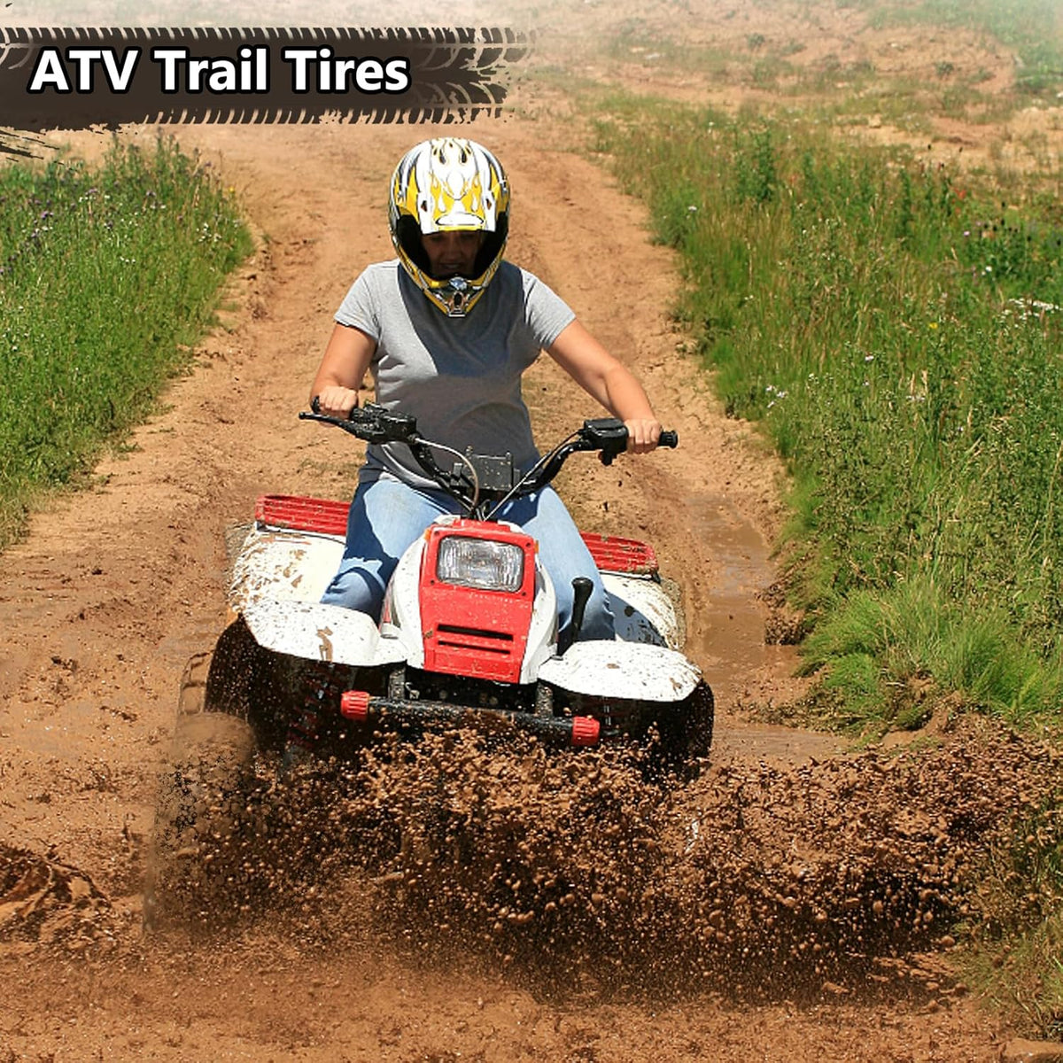 26x12x12 Atv Tires. Set of 2 Atv Tires 26x12-12 6PR. All Terrain Atv/Utv Off-Road Tires. Black